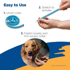 Zodiac tick collar for large dogs water resistant label
