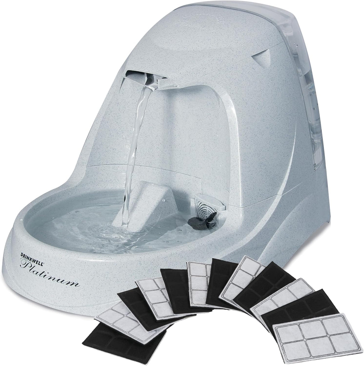 PetSafe Drinkwell Platinum Dog and Cat Water Fountain, Automatic Drinking Fountain for Pets, 168 Ounce,Grey - Image 9