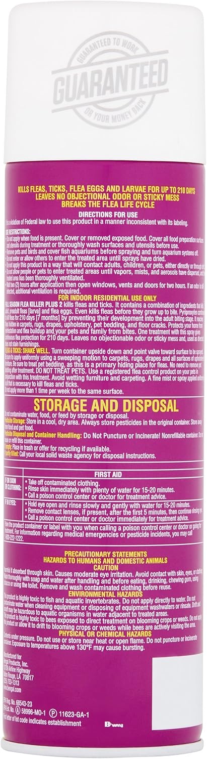 Authentic USA imported Bengal full season insecticide spray bottle showcasing the insect growth regulator features.