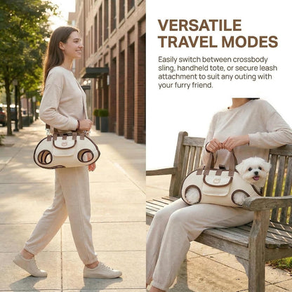 Yinghoyedo small dog carrier with side storage pocket