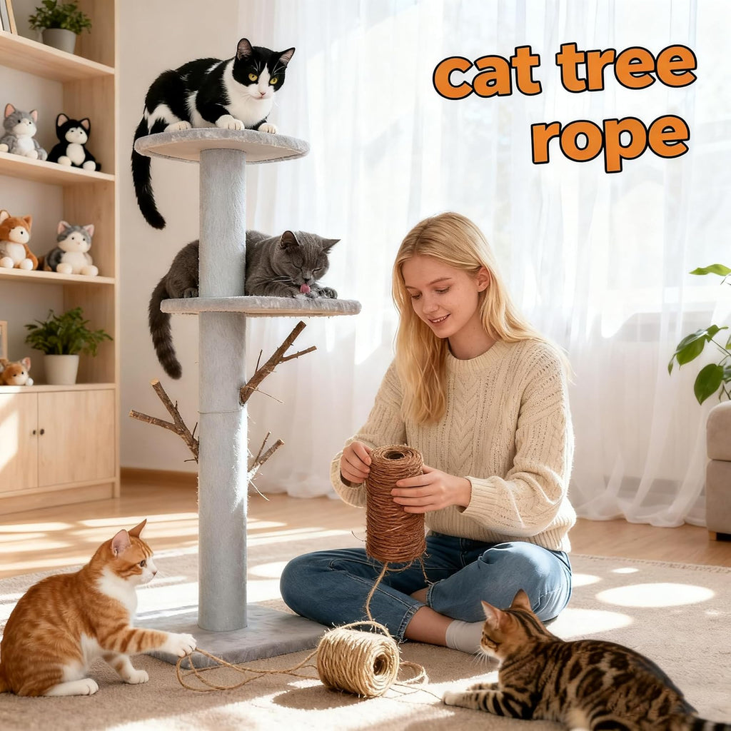 Htjzwg cat scratching post rope spool for home use