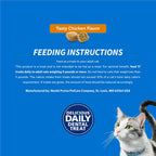 Purina DentaLife Made in USA Facilities Cat Dental Treats, Tasty Chicken Flavor - 19 oz. Pouch - Image 9