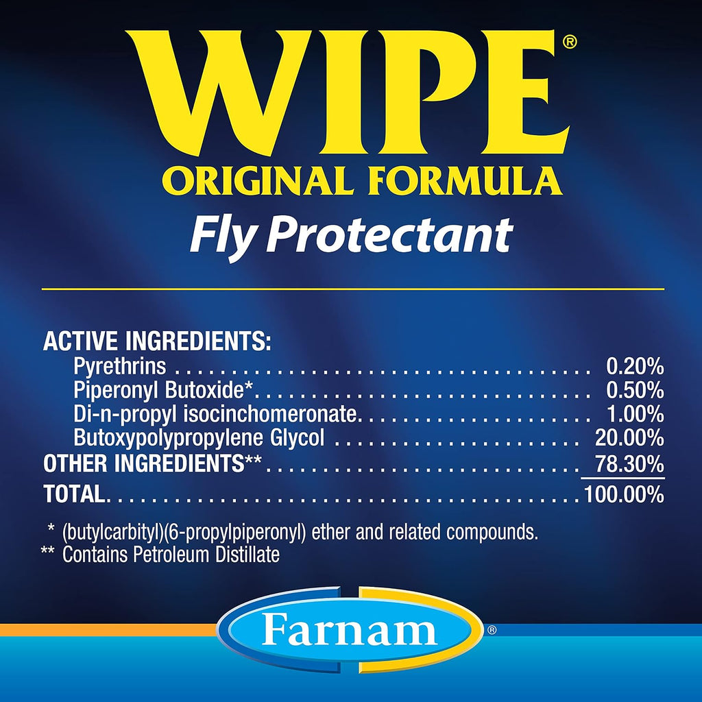 Farnam Wipe Original Formula 32 Fluid Ounces container label details