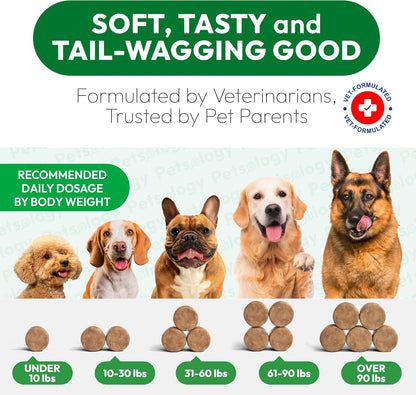 Premium USA imported pet health supplement bottle