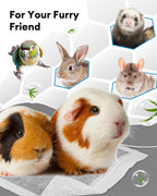 Disposable waterproof cage liners for rabbits and ferrets