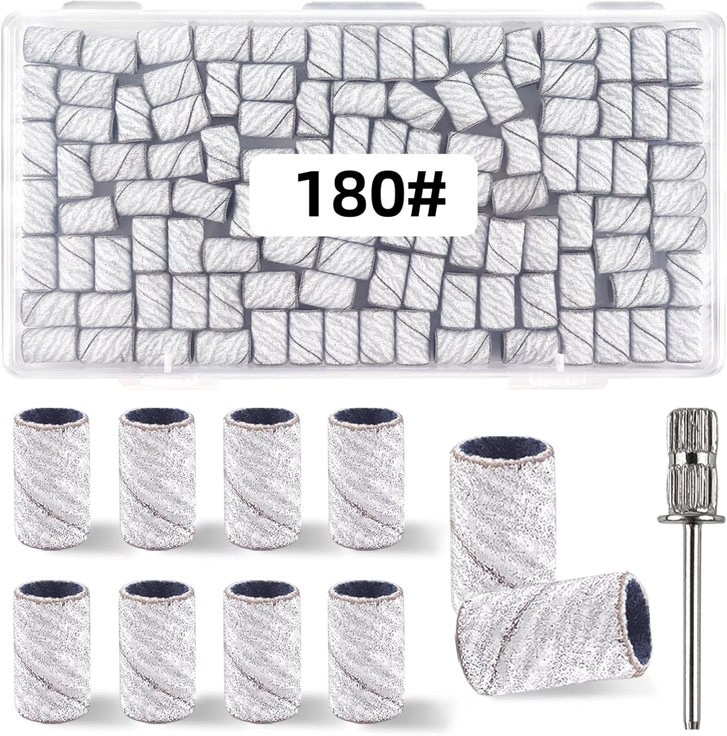 TKYZMS 180 grit sanding bands set with storage case
