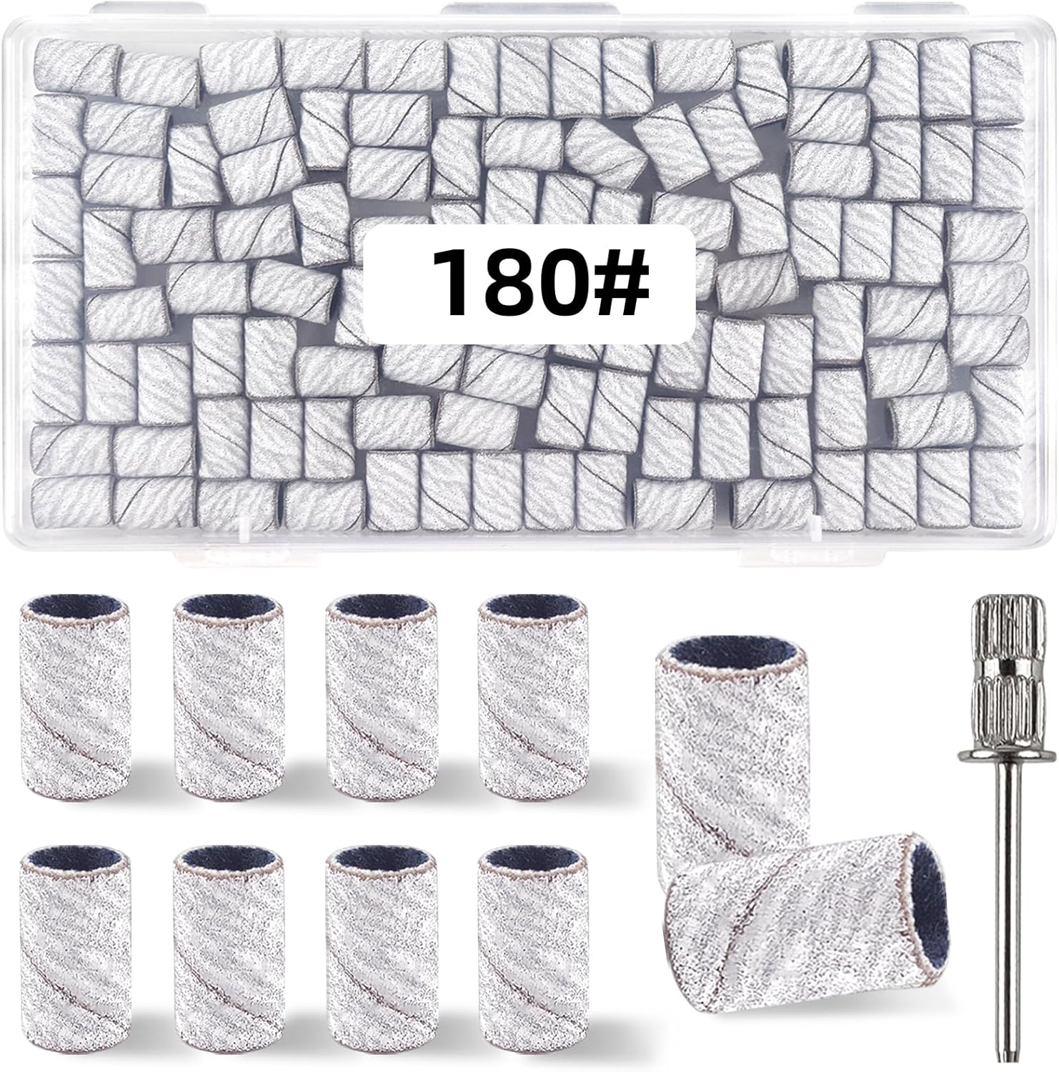 TKYZMS 180 grit sanding bands set with storage case