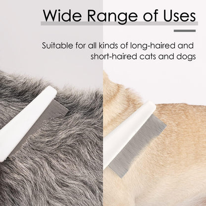 Small dog tear stain removal using ThinkPet fine tooth comb