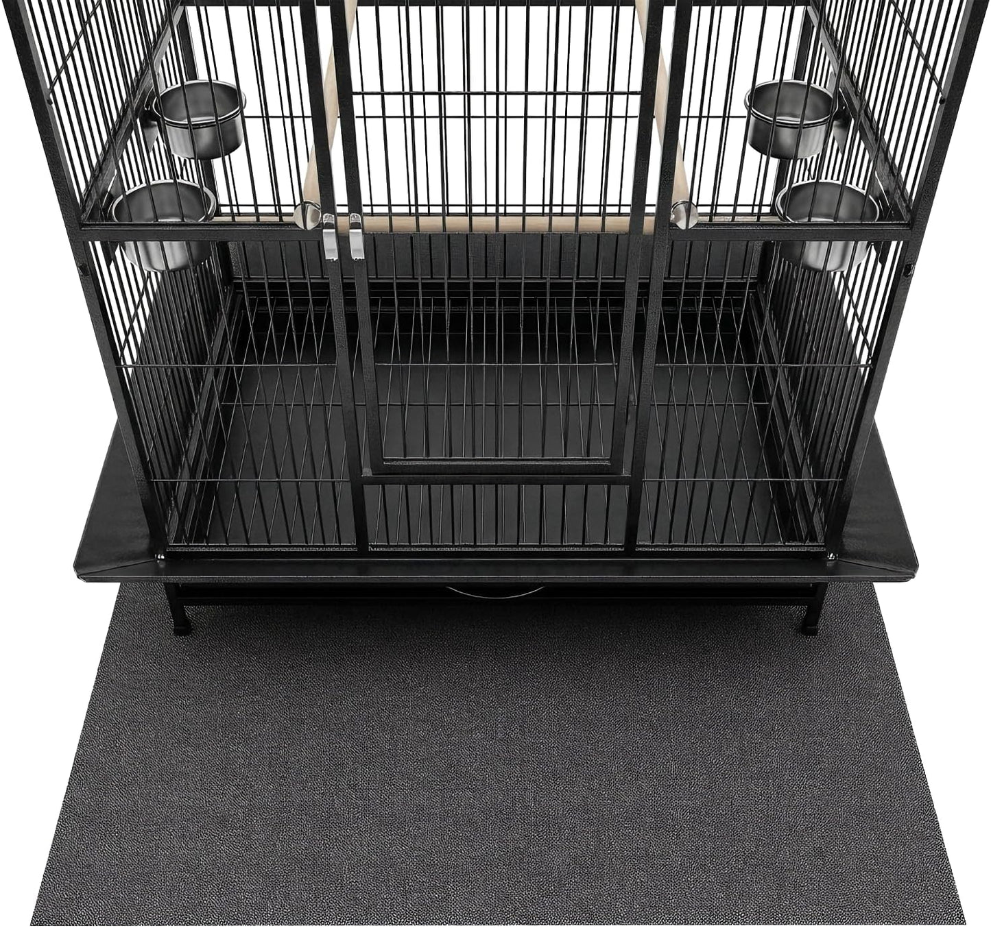 Clean and dry surface of Wiojtry floor protector mat