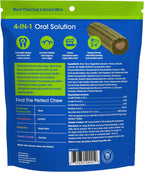 Ark Naturals 18 ounce dog dental chews package back label details