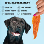 High protein chicken meat strips for all dog breeds