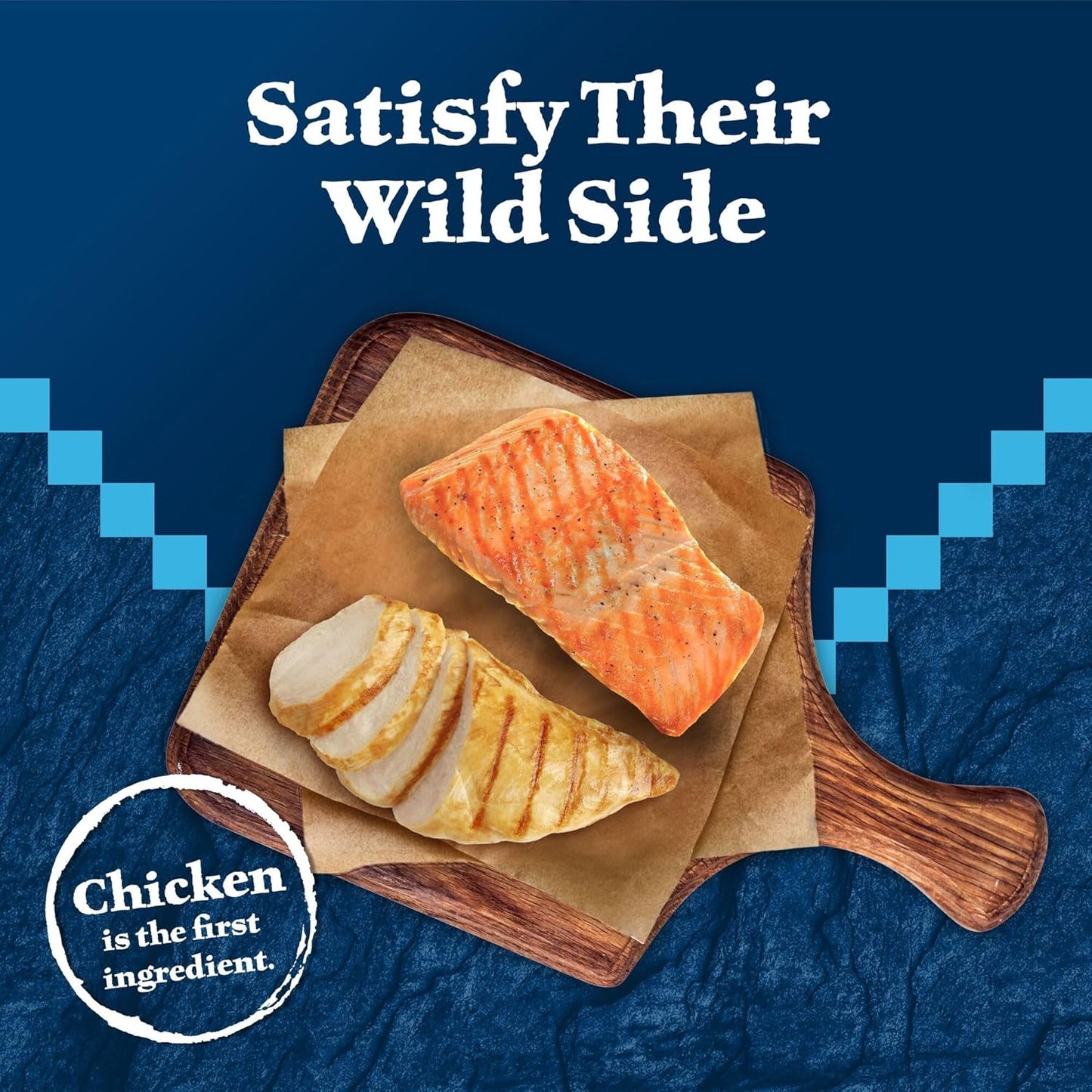 Blue Buffalo Wilderness soft moist cat treats ingredient highlights