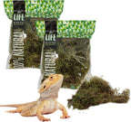 The Habitat Life - Natural Variety Pack - Mix of Reindeer, Mood, Sheet & Spanish Moss - for All Terrariums - Humidity Control - Breathable Bedding - Dye-Free & Safe - Medium - 1 Pack - Image 15