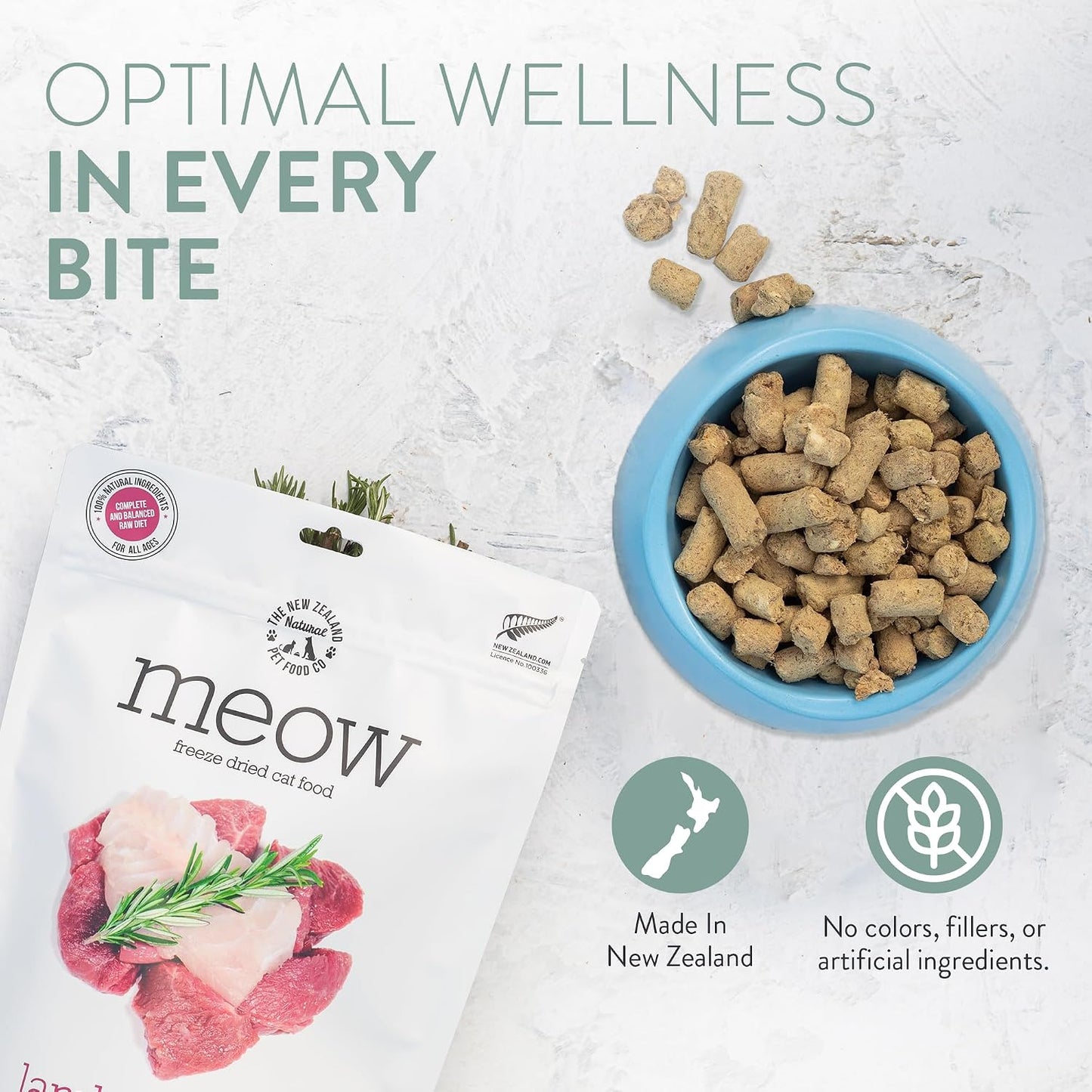 Healthy high protein freeze dried cat treats suitable for all feline life stages