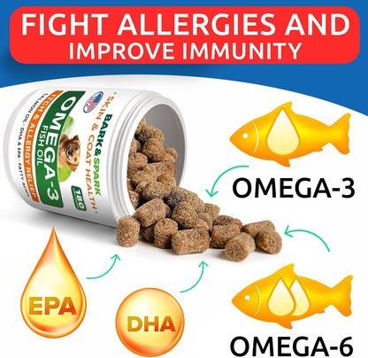 Bark and Spark salmon oil supplements for dog and cat joint health