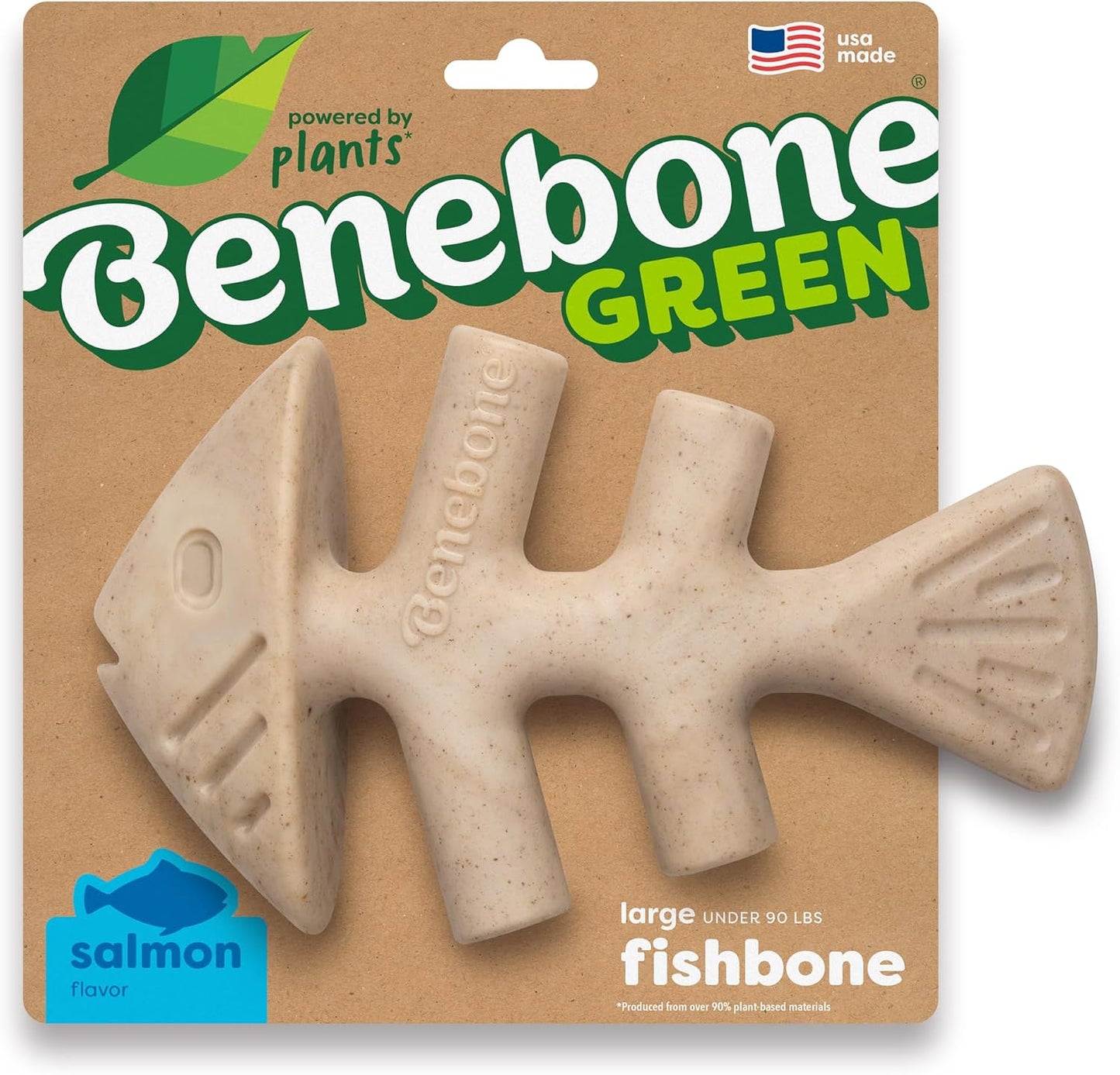 Dog Bones for Modest Chewers: Benebone Green Plant-Based Real Bacon Wishbone Dog Chew Toy for Medium Dogs, Made in USA - Image 11