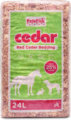 PetsPick 24 liter bag of natural wood shavings