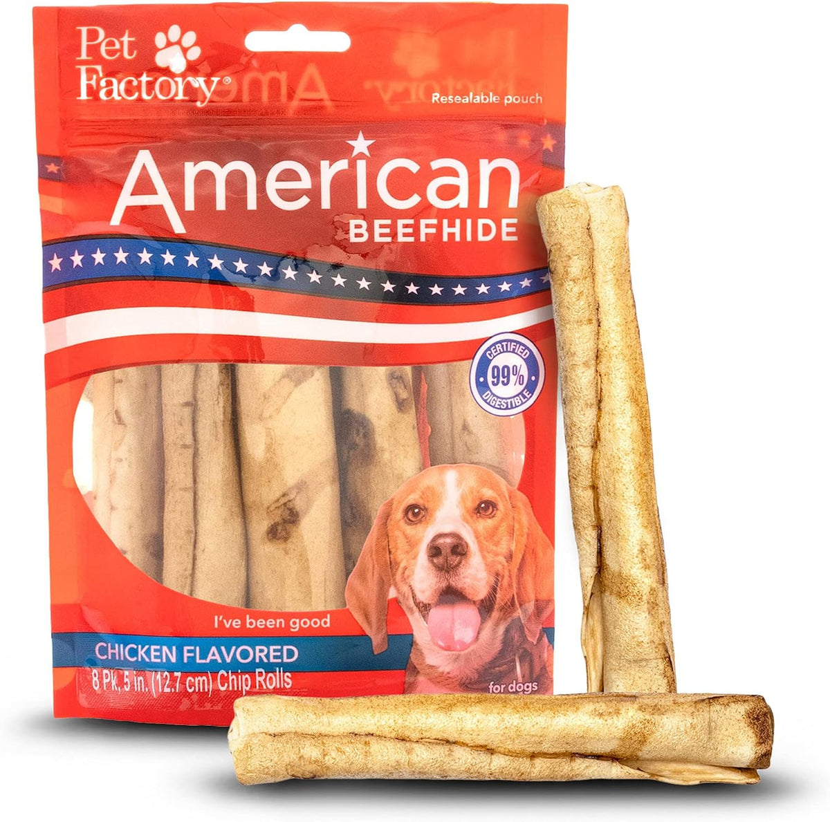 Pet Factory American Beefhide 5in Twist Sticks Dog Dental Chews - Natural Rawhide Dental Chews for Small to Medium Dogs, Promotes Oral Health - Natural, 5 Inches (1 lb Pack) - Image 15
