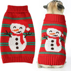 Christmas Dog Sweaters for Small Medium Large Dogs and Cats,Pet Soft Warm Holiday Outfit Girl & Boy,Pup Winter Clothes Turtleneck Double Knitting Collar for Outdoors Playing (Deer, M) - Image 10