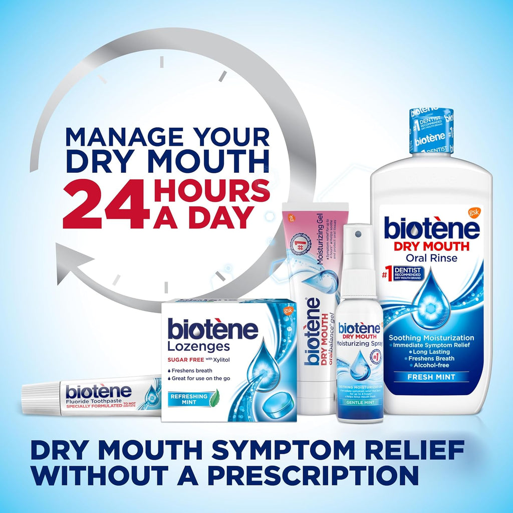 Biotene Oral Rinse Mouthwash for Dry Mouth, Fresh Mint - 16 fl oz - Image 8