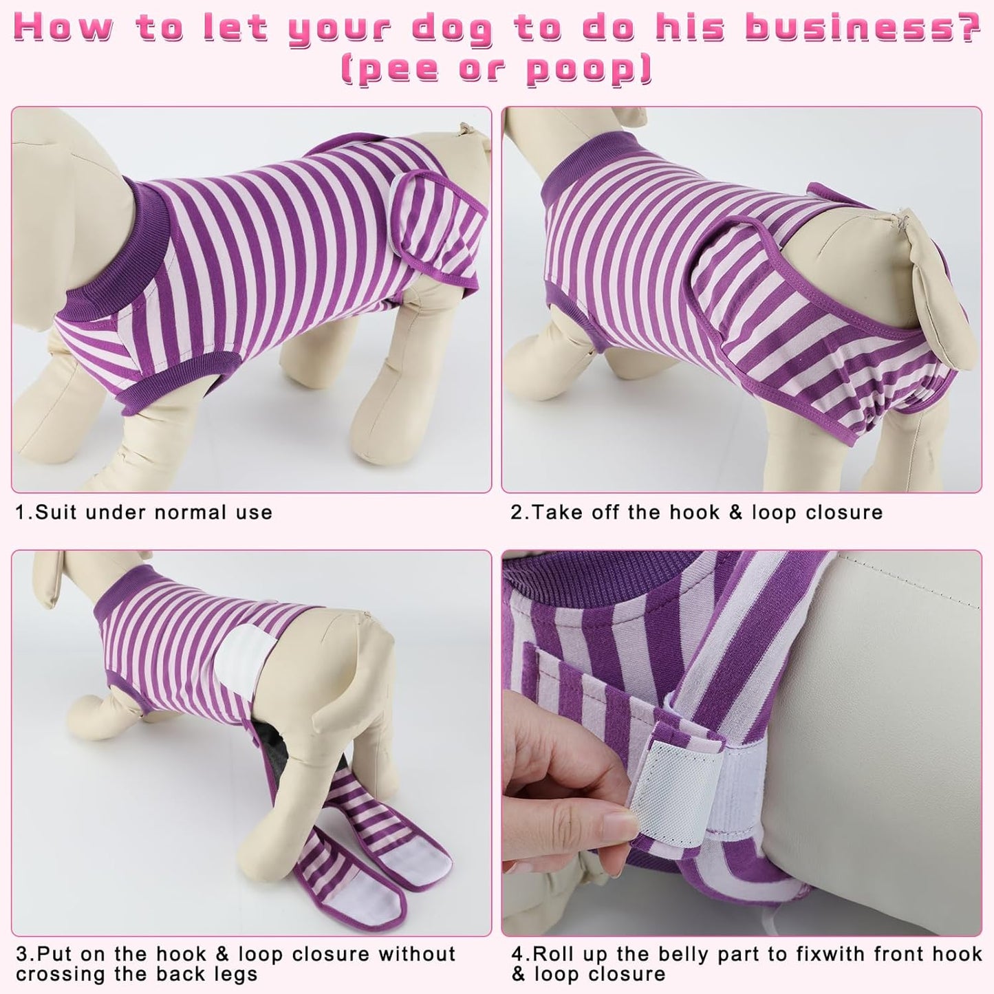 Quearn cotton dog medical clothing substitute for traditional pet cone