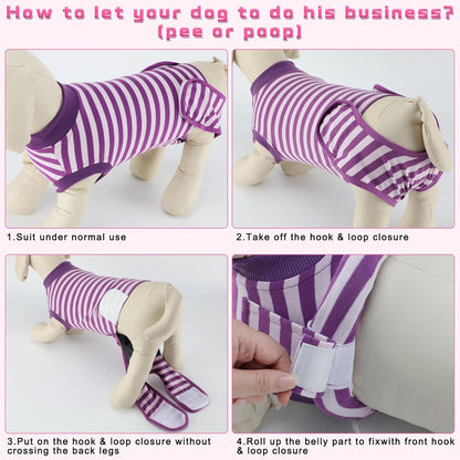 Quearn cotton dog medical clothing substitute for traditional pet cone
