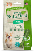 Nylabone Nutri Dent Natural Dental Chews for Dogs, Limited Ingredient Dog Treats Made in the USA, Clean Teeth & Fresh Breath, Healthy Dog Chews, Fresh Breath Flavor, For X-Small Dogs, (160 Count) - Image 12