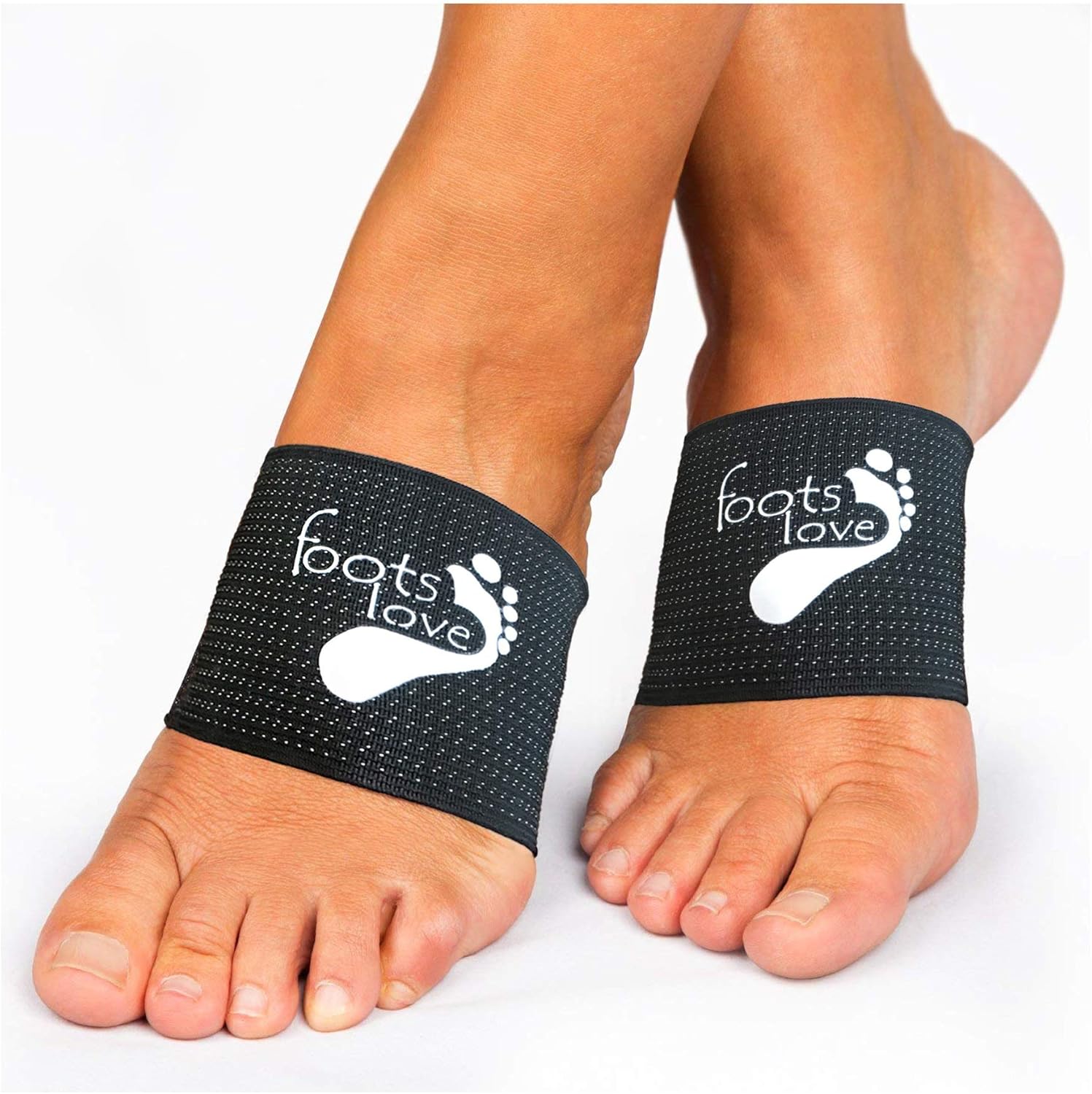 Foots Love Plantar Fasciitis Copper Arch Support front view orthotic sleeve