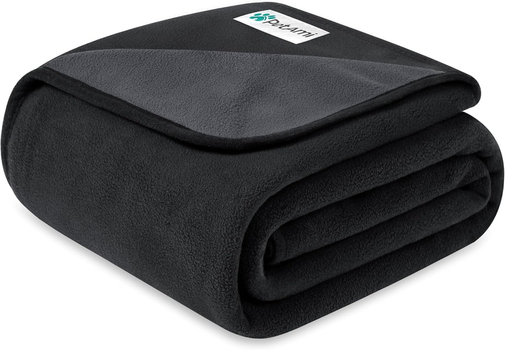 PetAmi Waterproof Dog Blanket for Small Medium Dogs Cats, Pee Proof Reversible Cat Blanket for Kitten Puppy, Soft Fleece Washable Pet Throw for Couch Car Crate Liner, 29x40 Taupe Beige - Image 11