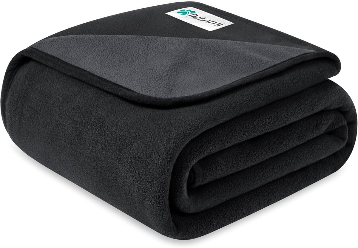 PetAmi Waterproof Dog Blanket for Small Medium Dogs Cats, Pee Proof Reversible Cat Blanket for Kitten Puppy, Soft Fleece Washable Pet Throw for Couch Car Crate Liner, 29x40 Taupe Beige - Image 11