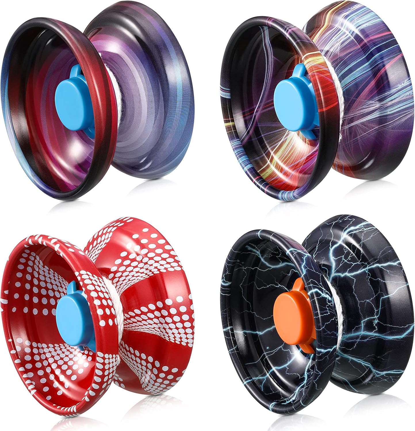 Chalyna 4 piece alloy responsive yoyo set front view