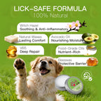 Beeswax paw pad cream for healing dry cracked pet paws