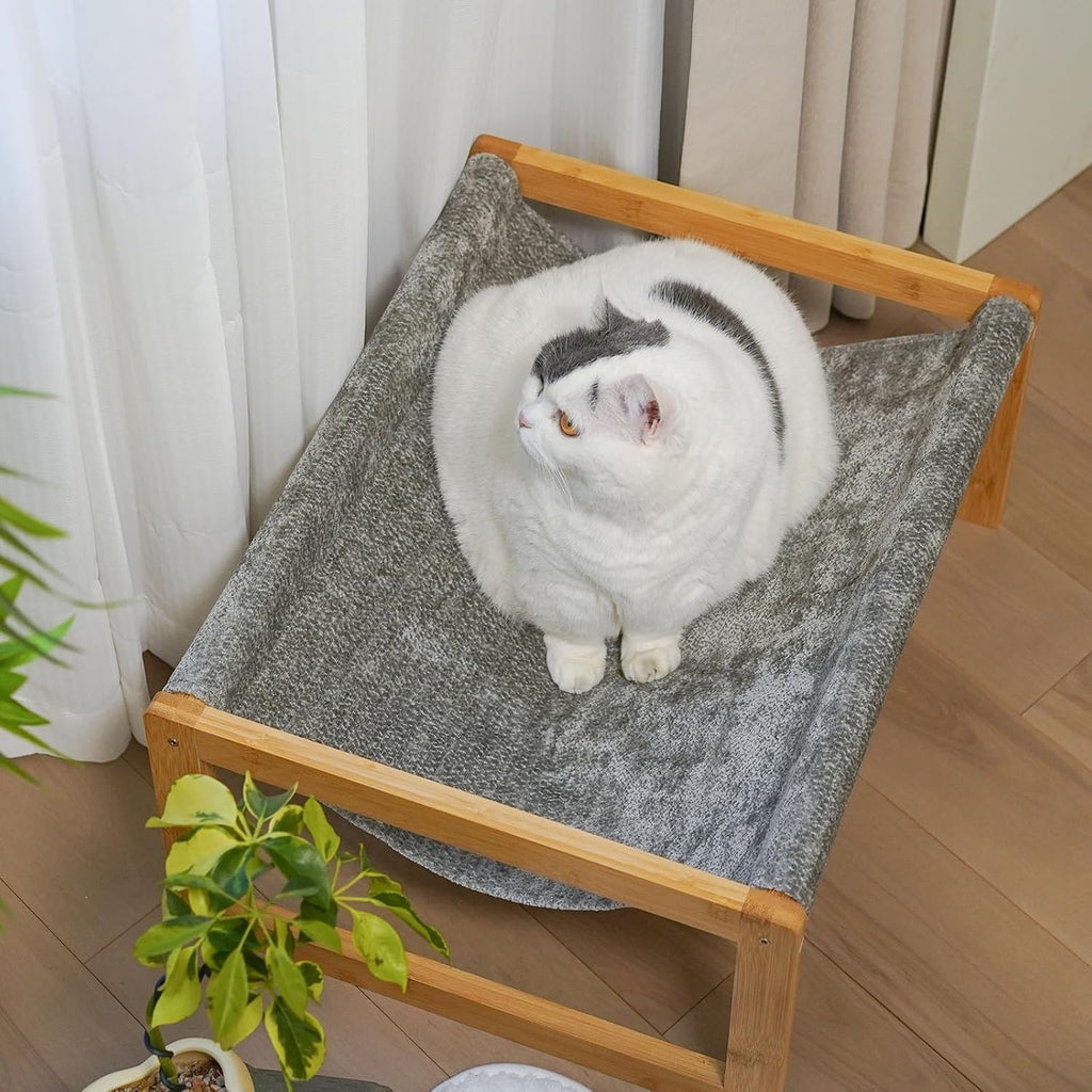 Kiplant Elevated Cat Bed, Large Hammock for Outdoor, 25 X 16.5 Inch Pet Furniture for Kitty, Puppy, Rabbit, Bunny and Small Animals - Image 11