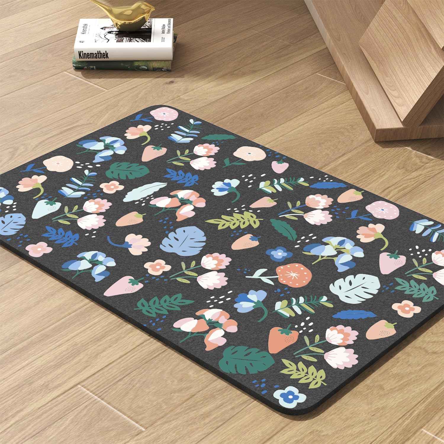 Pet Feeding Mat-Absorbent Dog Mat for Food and Water Bowl-No Stains Quick Dry Water Dispenser Mat-Dog Accessories Pet Supplies-Bowl for Messy DrinkersBeige,17"x28" - Image 10