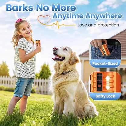 Rechargeable ultrasonic dog trainer with USB charging port