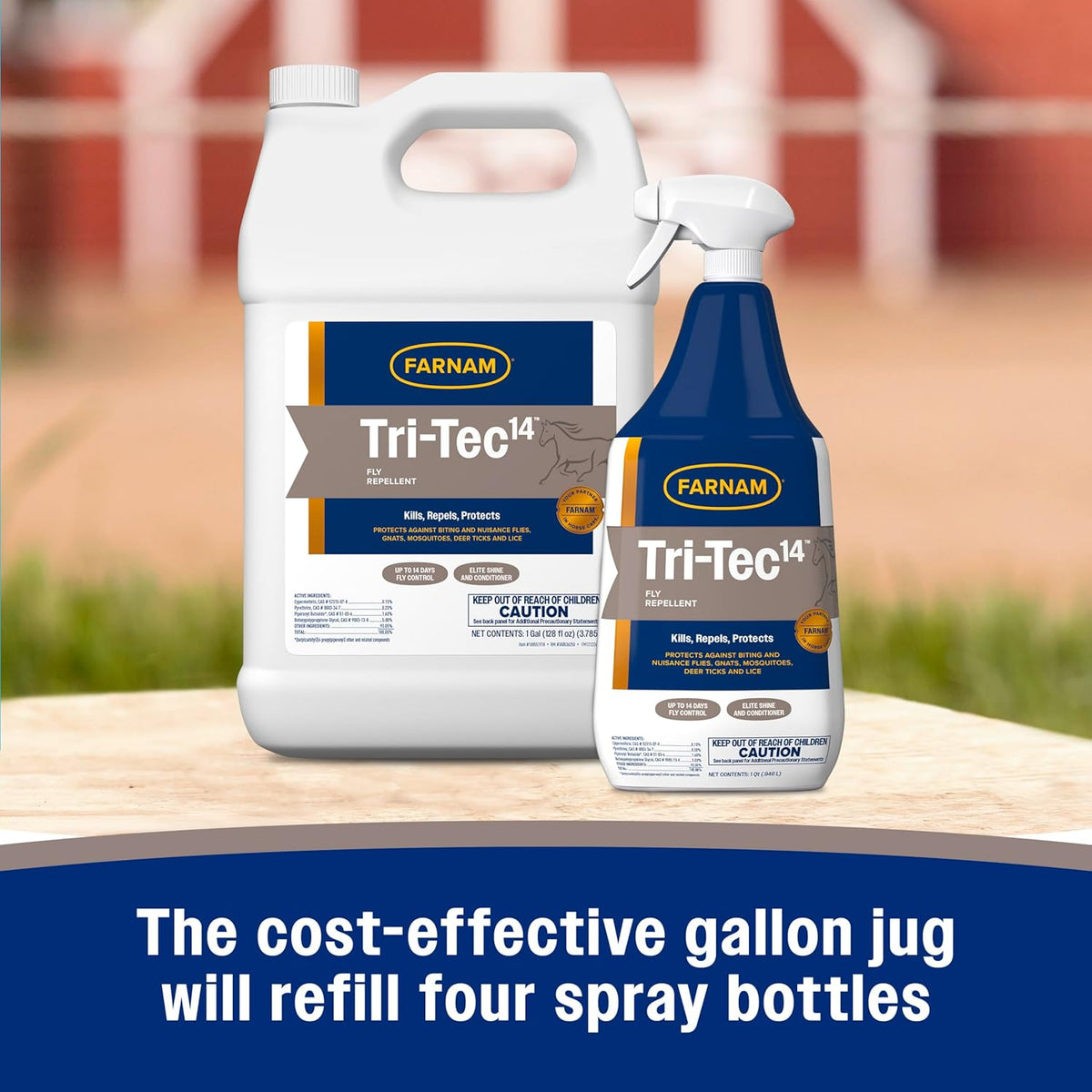 Farnam Tri-Tec 14 water based formula container cap detail