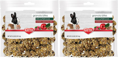 Kaytee imported premium USA pet treats packaging back details