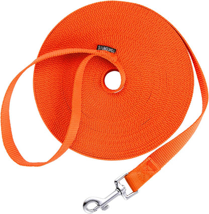 Dog/Puppy Obedience Recall Training Agility Lead - 15ft 20ft 30ft 40ft 50ft Training Leash - Great for Play, Camping, or Backyard (Pink, 20 Feet) - Image 13