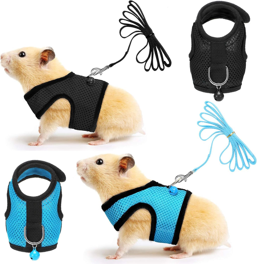 Satinior small pet harness front view showing mesh vest design