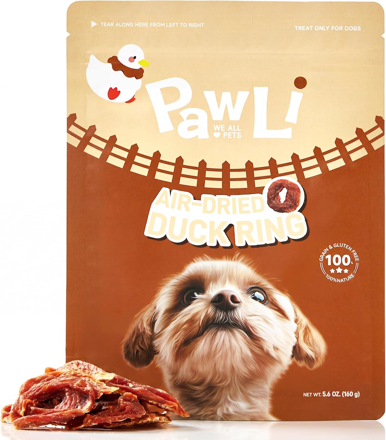 PAWLI Air-Dried Chicken Jerky Dog Treats 160g, 100% Natural, High-Protein, Grain & Gluten-Free, Single Ingredients, Complete & Balanced (Chicken Jerky) - Image 11