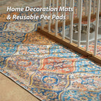 Nunubaby reusable potty mat folded for storage