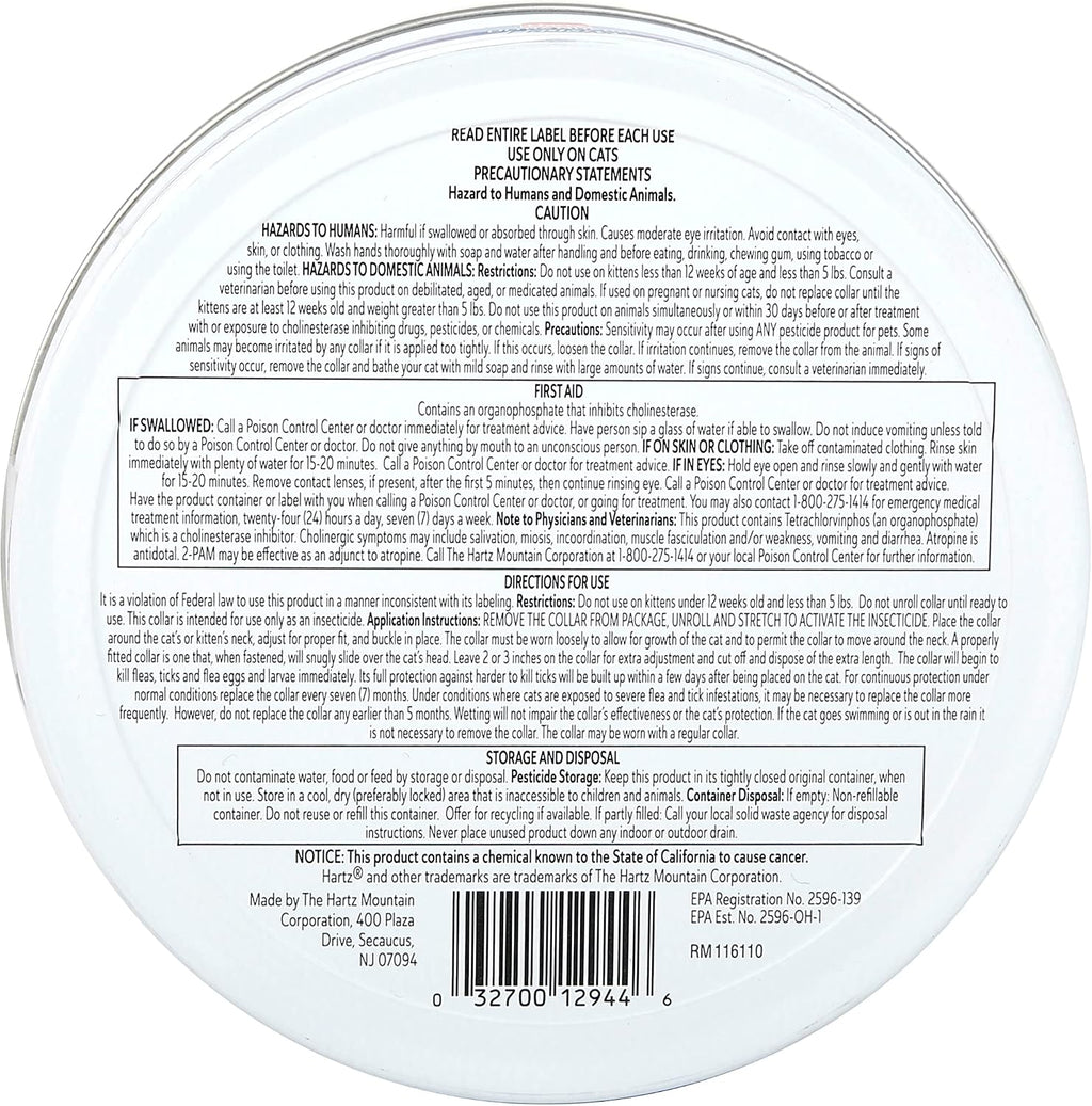Hartz UltraGuard ProMax Flea & Tick Collar for Cats & Kittens I 14 Months Protection I Soft & Comfortable | Kills Fleas, Ticks, and Larvae I 2 Pack - Image 10