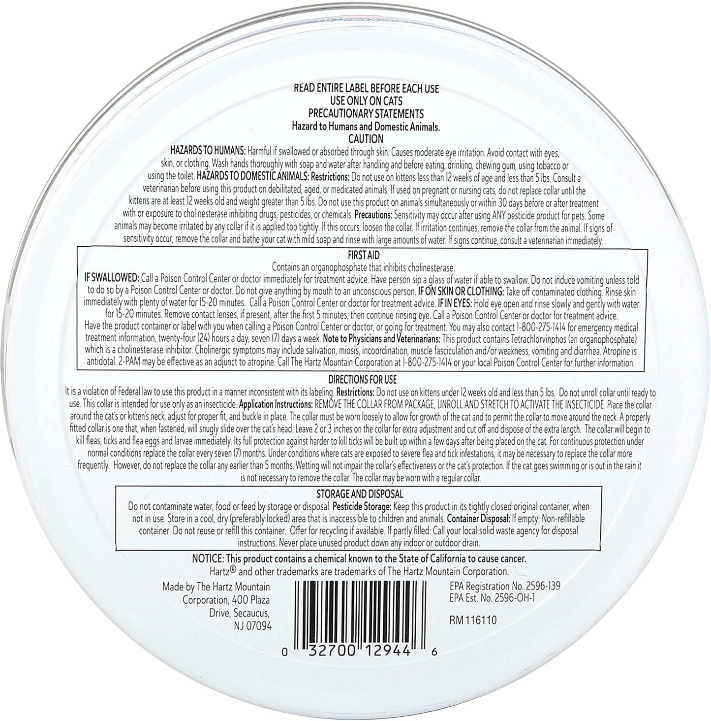 Hartz UltraGuard ProMax Flea & Tick Collar for Cats & Kittens I 14 Months Protection I Soft & Comfortable | Kills Fleas, Ticks, and Larvae I 2 Pack - Image 10
