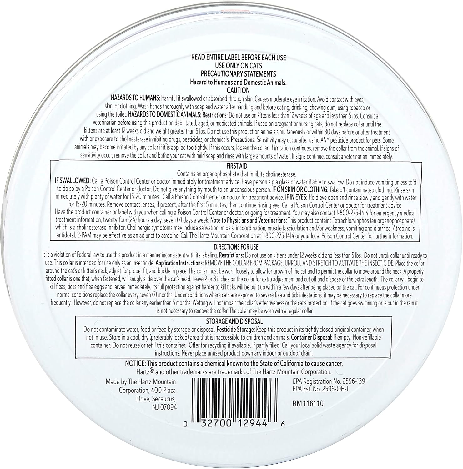 Hartz UltraGuard ProMax Flea & Tick Collar for Cats & Kittens I 14 Months Protection I Soft & Comfortable | Kills Fleas, Ticks, and Larvae I 2 Pack - Image 10