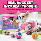 Hand tearing flexible non stick cohesive wrap for pet injury first aid care
