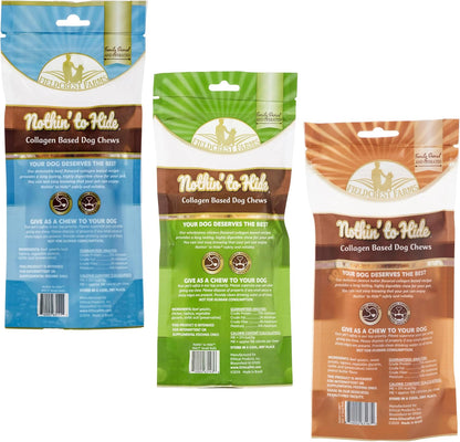 USA imported safe rawhide alternative rolls for small and medium dogs
