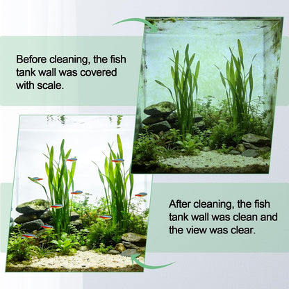 Hygger small size magnetic fish tank scraper packaging showing authentic imported details