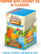 Weruva pumpkin puree supplement for dogs and cats in individual pouch