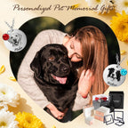 CDBUY authentic USA imported custom pet necklace packaging lifestyle view