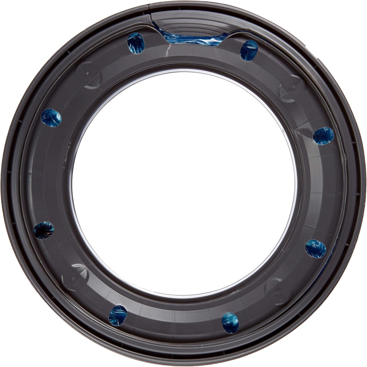 Close-up of the continuous barrier film hose inside the Litter Genie LitterLocker replacement cartridge.